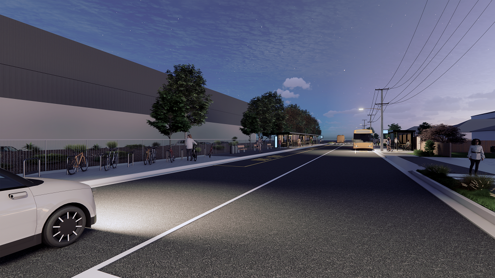 Arataki bus hub render