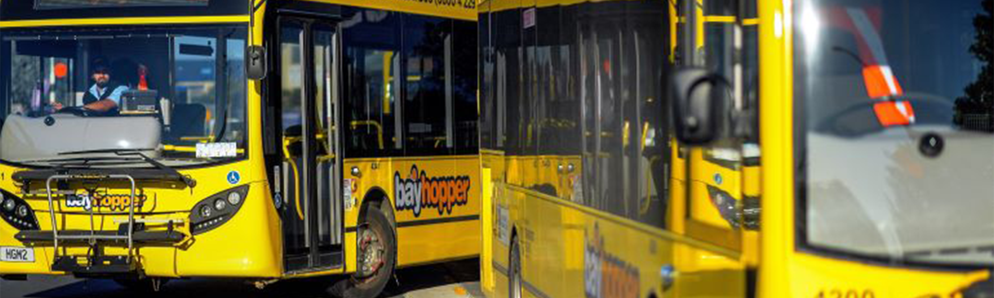 Central city bus interchange banner