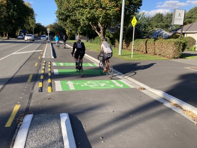 Two way cycleway