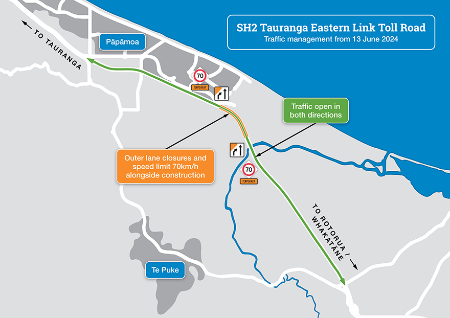 Detour map