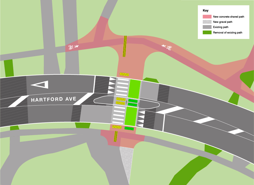 Hartford Avenue map