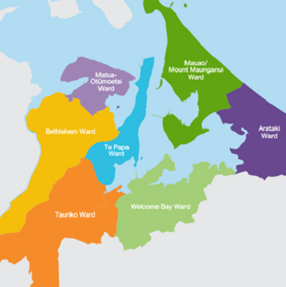 Te Papa ward map