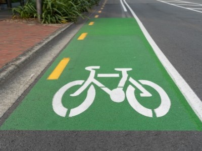 On-road cycle lane