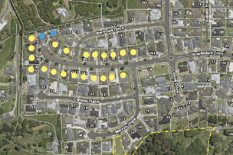 Rowesdale Drive council owned properties